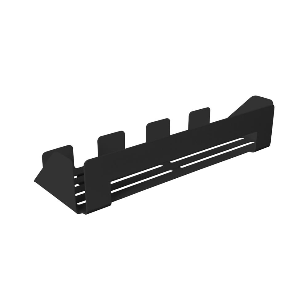 แผ่นชั้นวางของเหล็ก SPACEMAKER 25X8.9X5.1 ซม. สีดำ