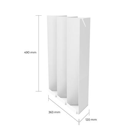 ที่เก็บร่ม SPACE MAKER 36.3X12X49 ซม. สีขาว_4