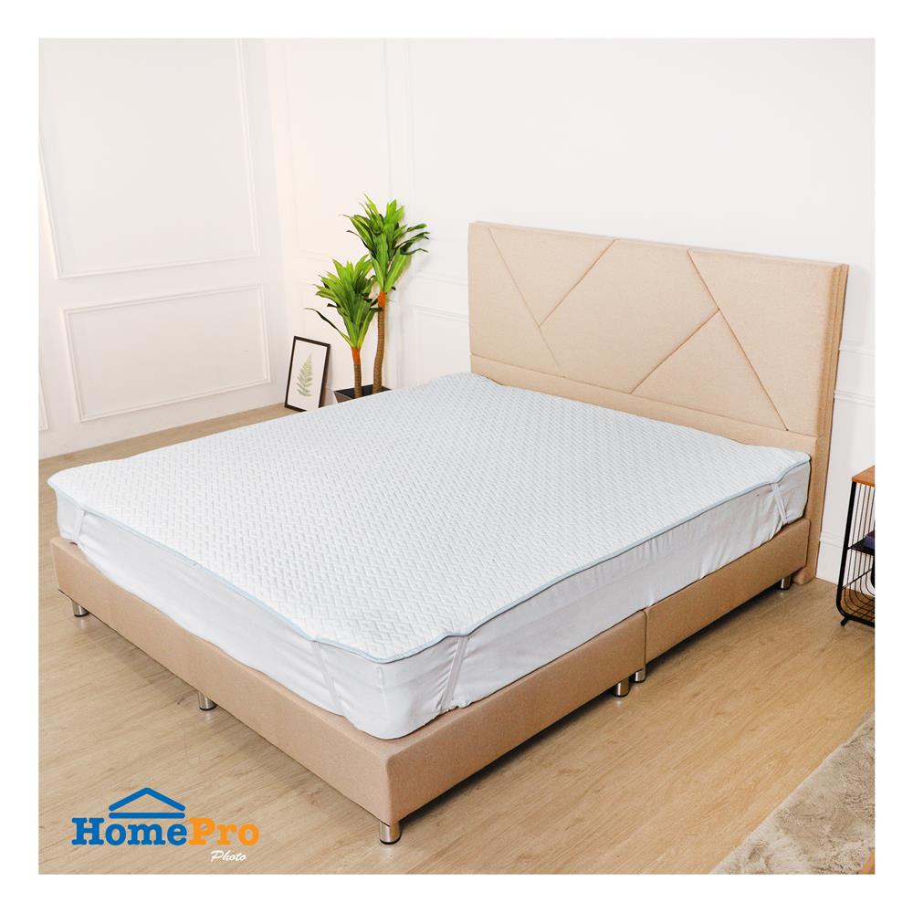 ผ้ารองกันเปื้อน KING SIZE HOME LIVING STYLE WATERPROOF COOLING สีขาว