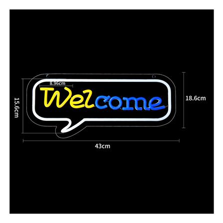 ป้ายไฟ LED CARINI MS24021 สีเหลือง/น้ำเงิน_3