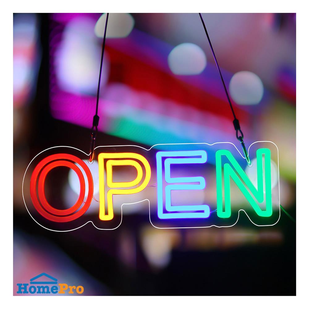 ป้ายไฟ LED CARINI MS24019 สีเหลือง/เขียว/แดง/น้ำเงิน