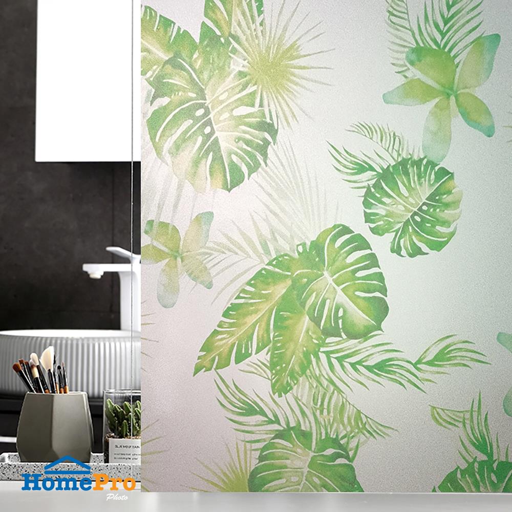 แผ่น PVC สุญญากาศ หน้ากว้าง 90 ซม. HOME LIVING STYLE GREEN (ตัดขายเป็นเมตร)