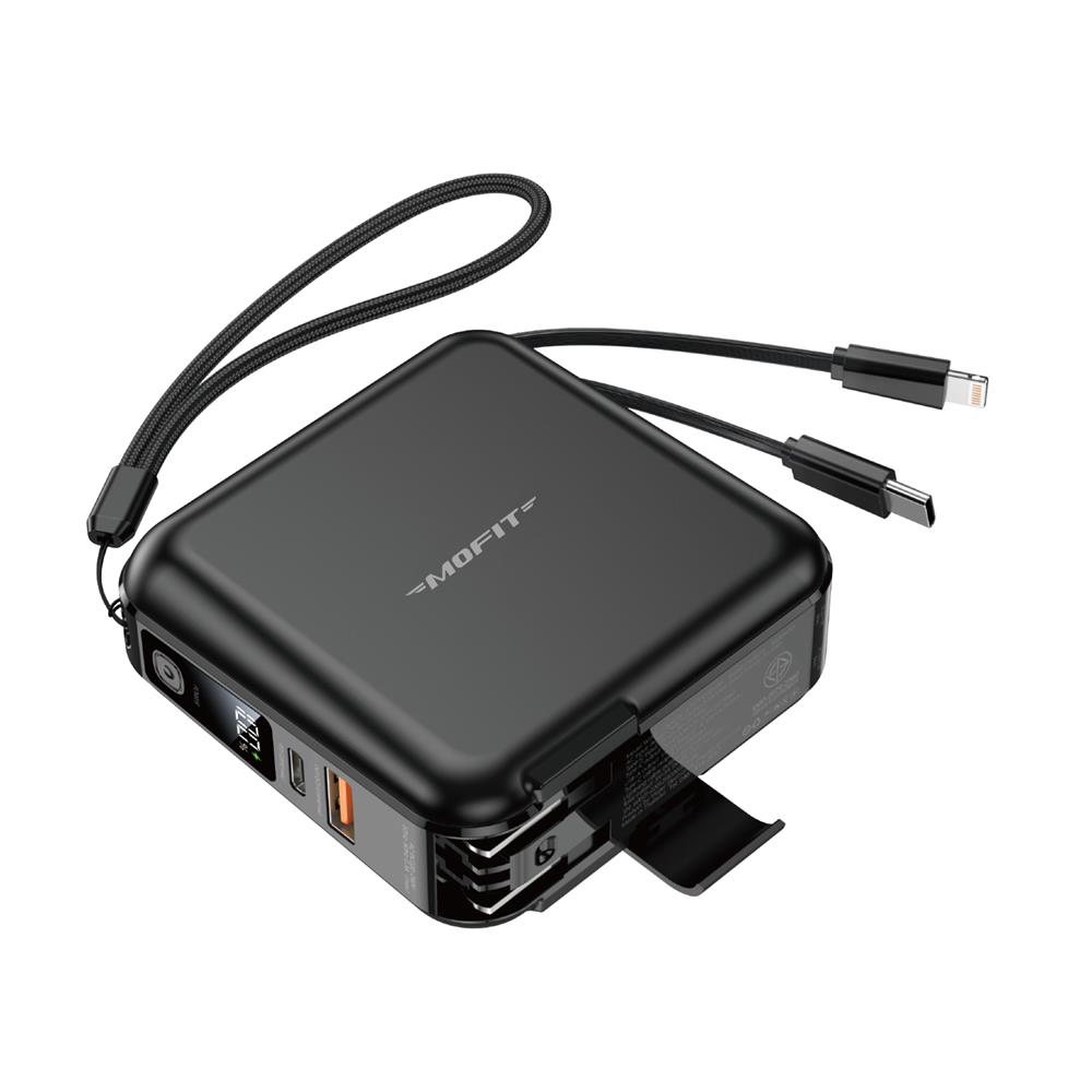 แบตเตอรี่สำรอง MOFIT M15 15000MAH สีดำ