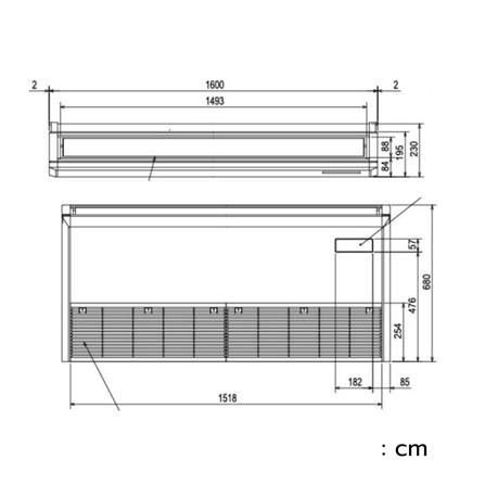 แอร์แขวน MITSUBISHI PCY-SM48KAL4 48109 บีทียู อินเวอร์เตอร์_2