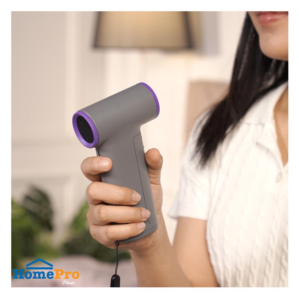 พัดลมพกพา EKONO EK-PTB09VI สีม่วงเทา