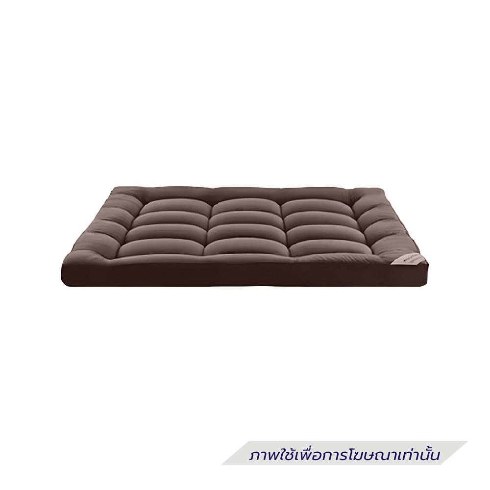 แผ่นรองนอน 3 ฟุต WOODFIELD WARRANT สี DARK BROWN