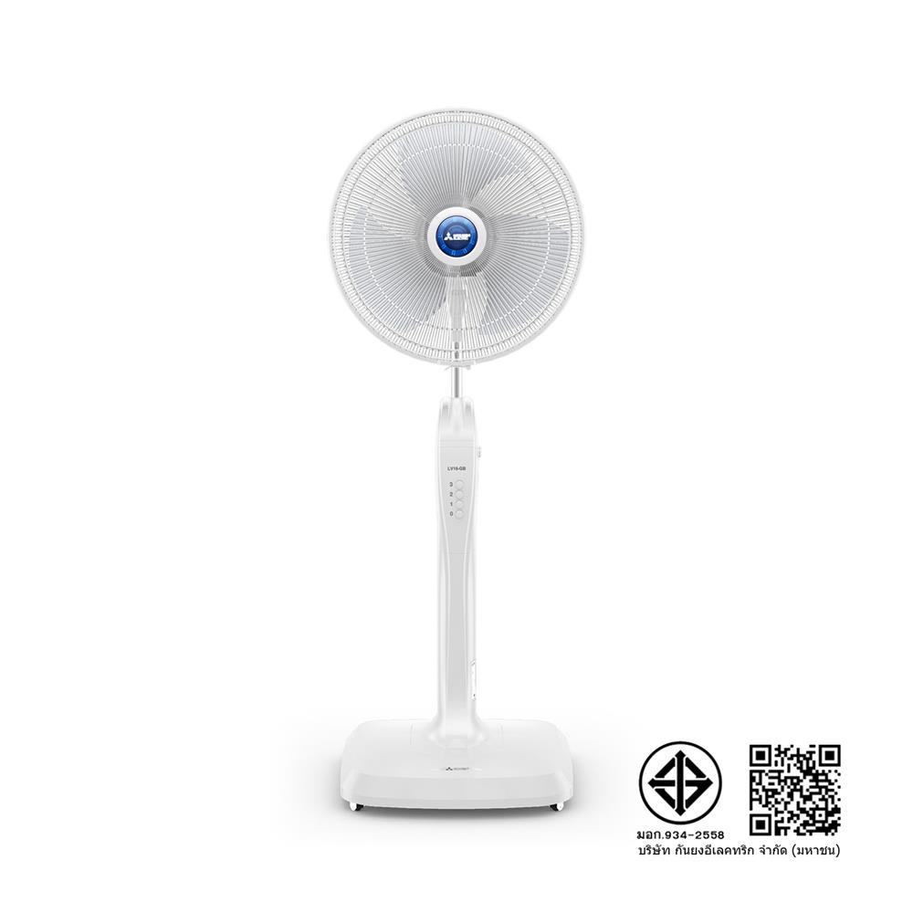 พัดลมตั้งพื้น 16 นิ้ว MITSUBISHI LV16-GB WH สีขาว