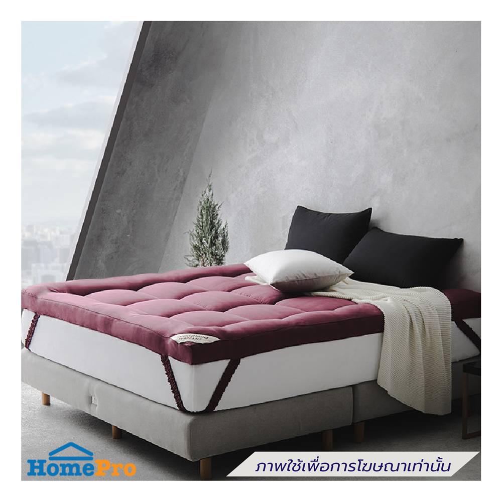 แผ่นรองนอน 3 ฟุต WOODFIELD WARRANT สี CRIMSON