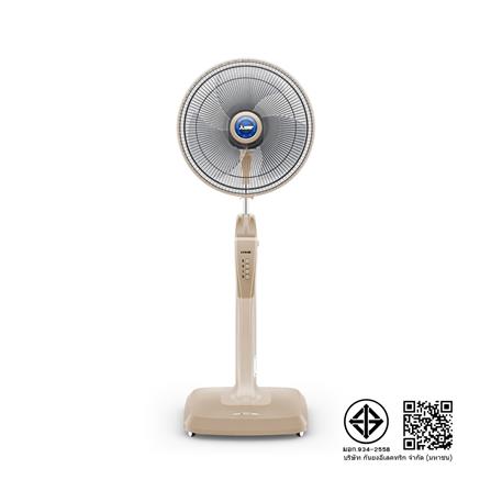 พัดลมตั้งพื้น 16 นิ้ว MITSUBISHI LV16-GB CM-BW สีน้ำตาล_3