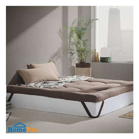 แผ่นรองนอน 5 ฟุต WOODFIELD WARRANT สี DARK BROWN_2