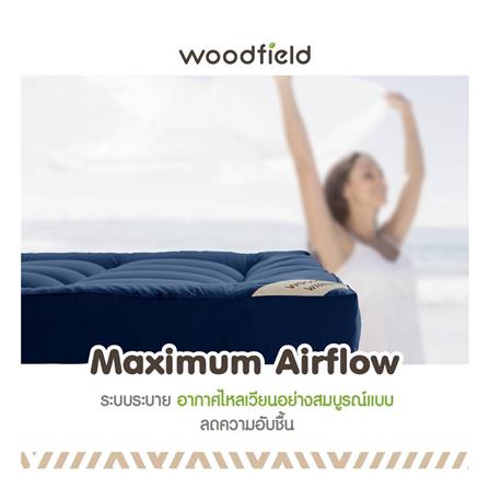 แผ่นรองนอน 3.5 ฟุต WOODFIELD WARRANT สี CRIMSON_8