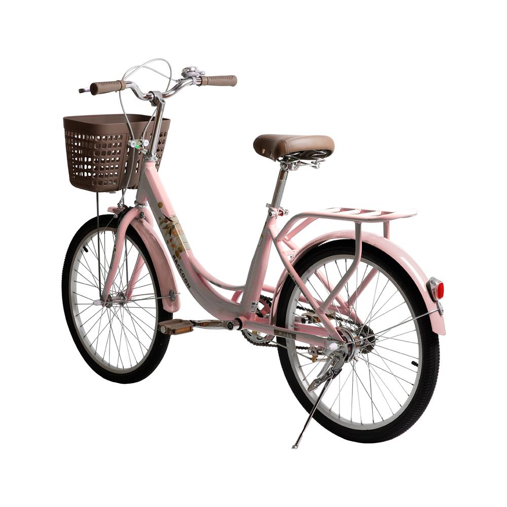จักรยานแม่บ้าน 24 นิ้ว RACCOON TN24R75 สีชมพู