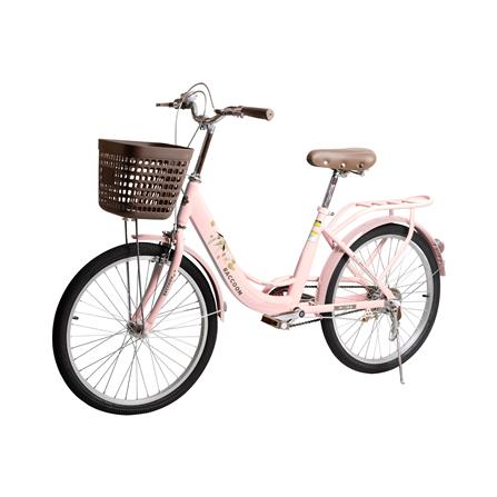 จักรยานแม่บ้าน 24 นิ้ว RACCOON TN24R75 สีชมพู_2