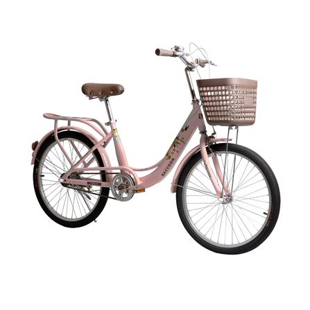 จักรยานแม่บ้าน 24 นิ้ว RACCOON TN24R75 สีชมพู_3