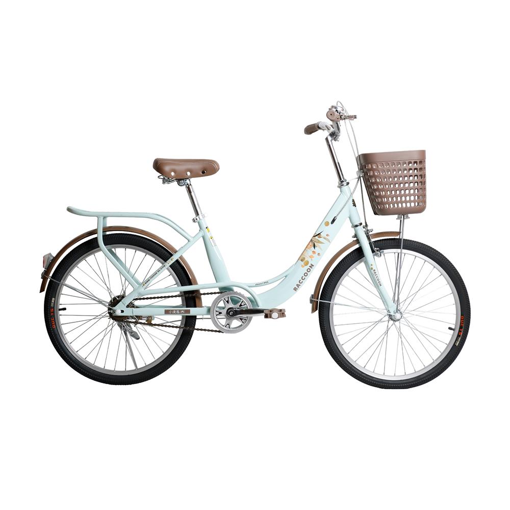 จักรยานแม่บ้าน 24 นิ้ว RACCOON TN24R75 สีฟ้า