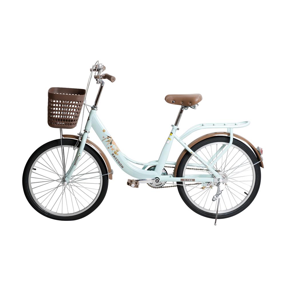 จักรยานแม่บ้าน 24 นิ้ว RACCOON TN24R75 สีฟ้า