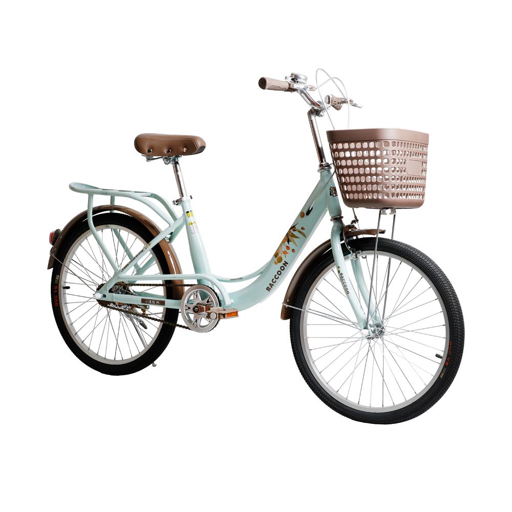 จักรยานแม่บ้าน 24 นิ้ว RACCOON TN24R75 สีฟ้า