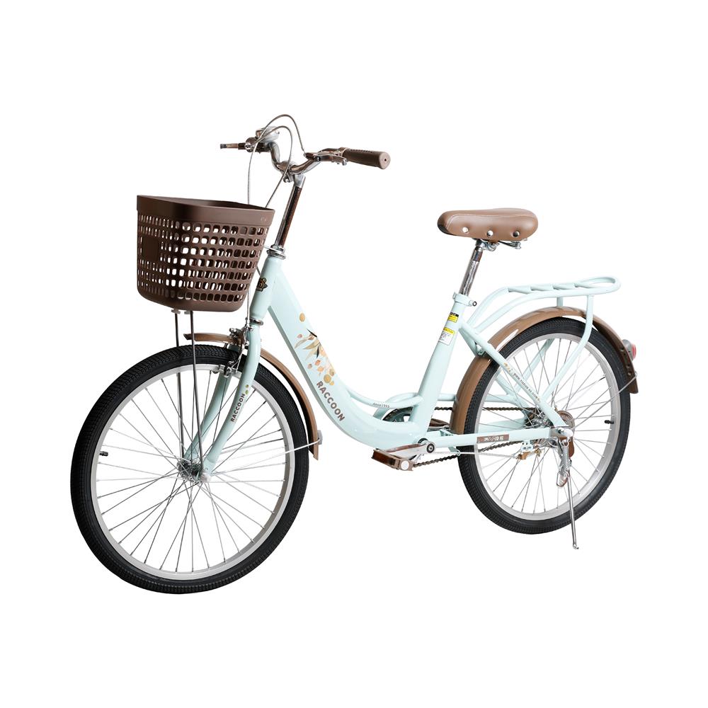 จักรยานแม่บ้าน 24 นิ้ว RACCOON TN24R75 สีฟ้า
