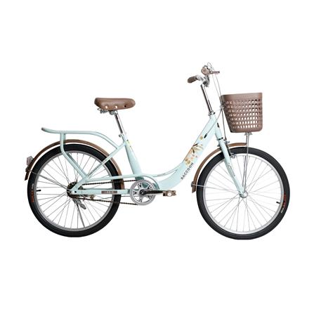 จักรยานแม่บ้าน 24 นิ้ว RACCOON TN24R75 สีฟ้า_0