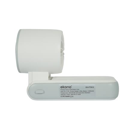 พัดลมพกพา 1.6 นิ้ว EKONO EK-PTB12 สีขาว_6