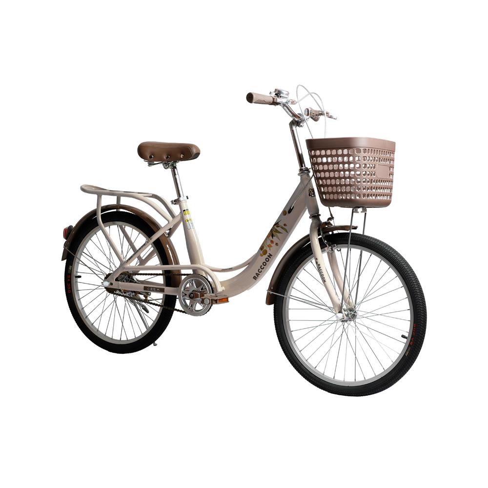 จักรยานแม่บ้าน 24 นิ้ว RACCOON TN24R75 สีขาว