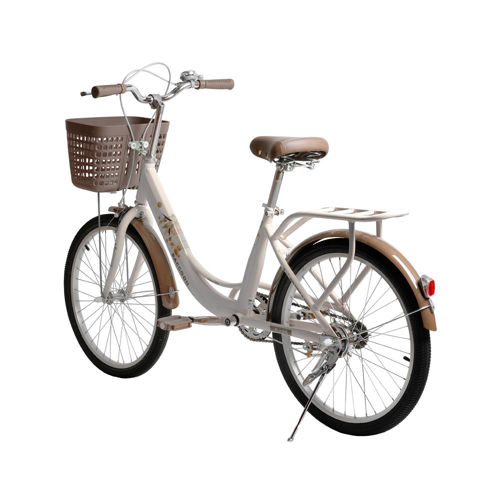 จักรยานแม่บ้าน 24 นิ้ว RACCOON TN24R75 สีขาว