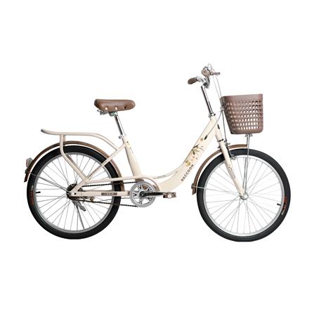 จักรยานแม่บ้าน 24 นิ้ว RACCOON TN24R75 สีขาว_0