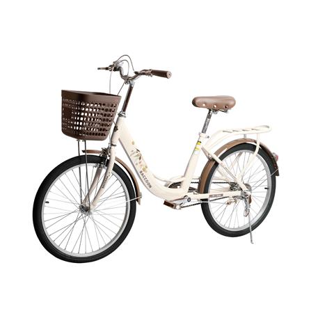 จักรยานแม่บ้าน 24 นิ้ว RACCOON TN24R75 สีขาว_3