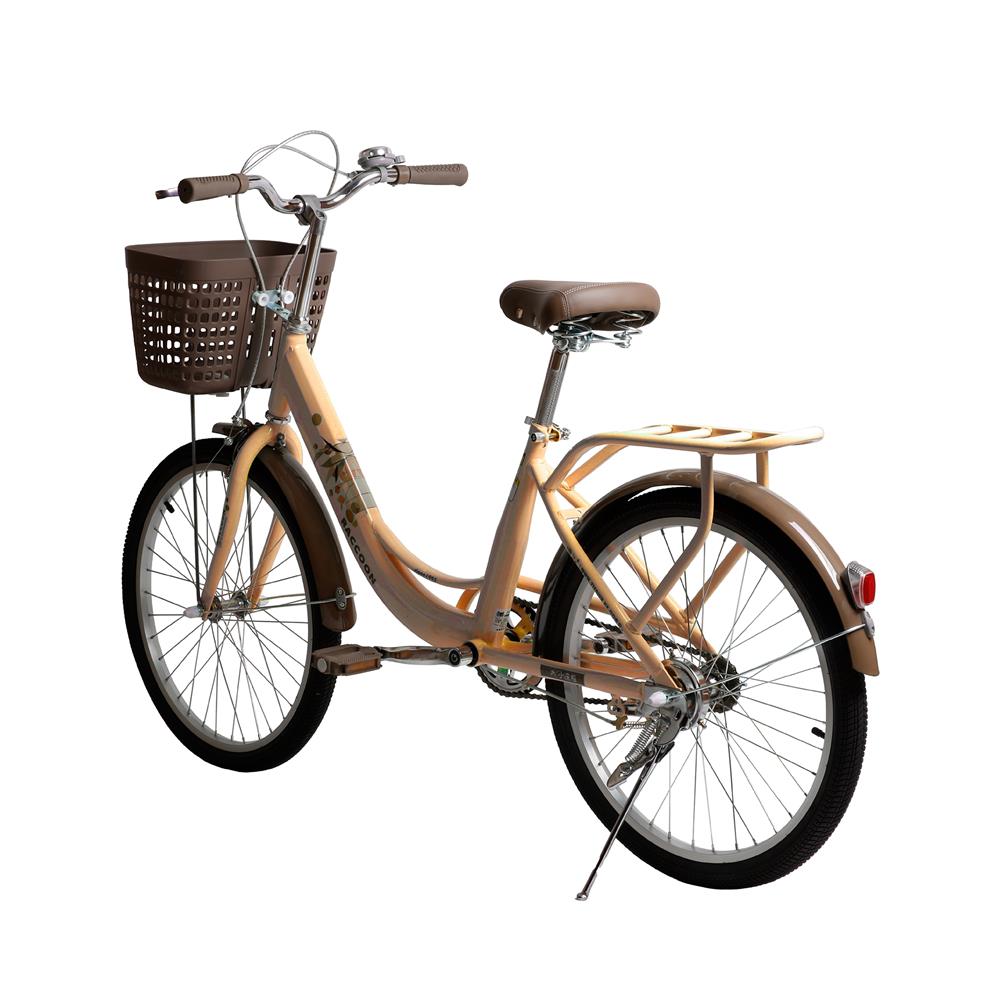 จักรยานแม่บ้าน 24 นิ้ว RACCOON TN24R75 สีเหลือง