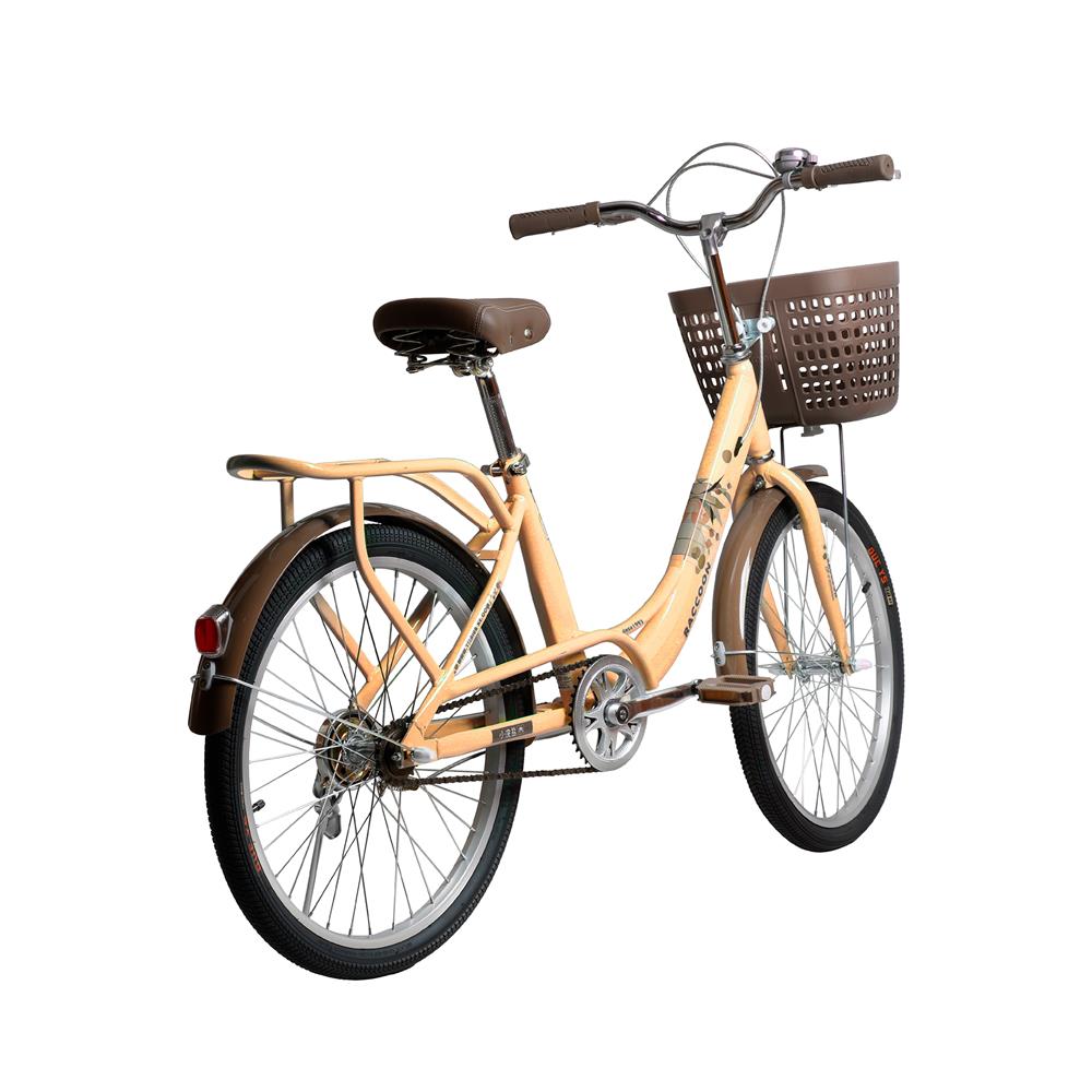 จักรยานแม่บ้าน 24 นิ้ว RACCOON TN24R75 สีเหลือง