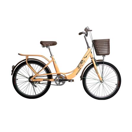 จักรยานแม่บ้าน 24 นิ้ว RACCOON TN24R75 สีเหลือง_0