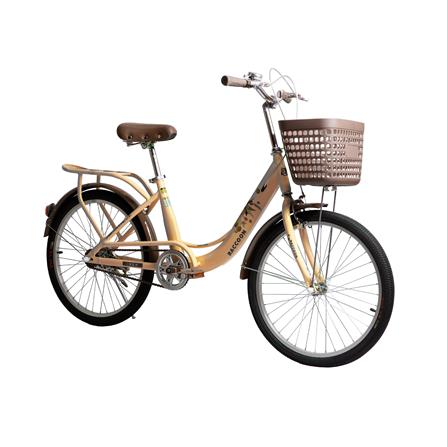 จักรยานแม่บ้าน 24 นิ้ว RACCOON TN24R75 สีเหลือง_2