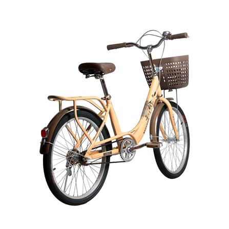 จักรยานแม่บ้าน 24 นิ้ว RACCOON TN24R75 สีเหลือง_7