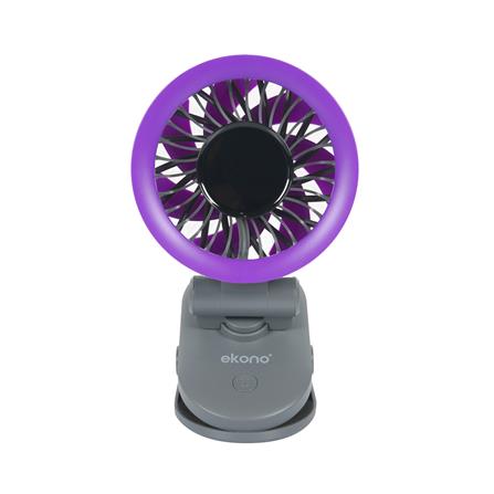 พัดลมพกพา 4 นิ้ว EKONO EK-PTB10 สีเทา_0