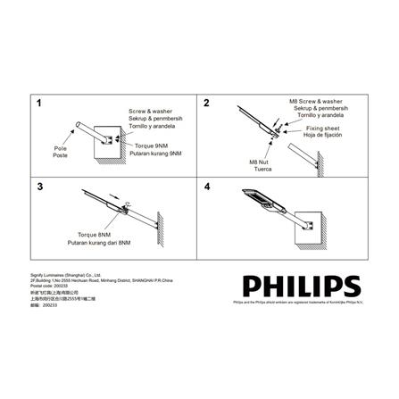 ไฟถนน SOLAR PHILIPS BRC010 400 วัตต์ DAYLIGHT สีเทา_4