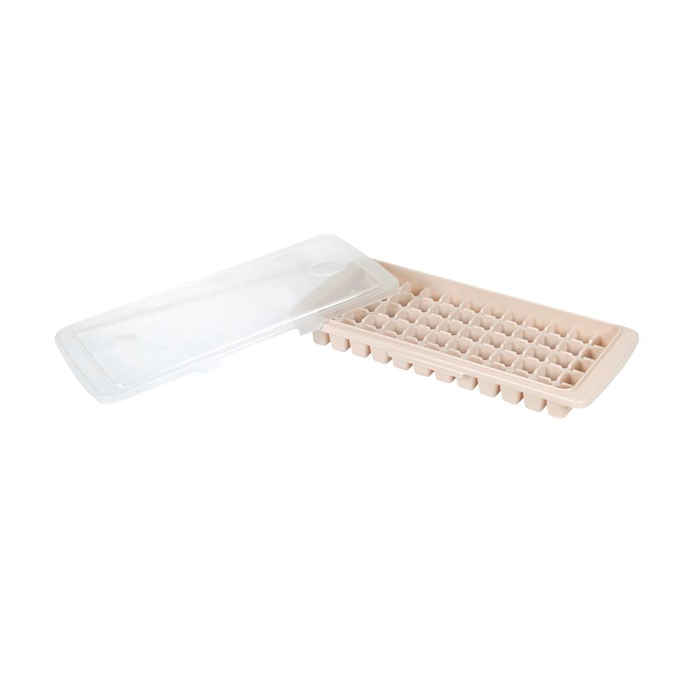 ที่ทำน้ำแข็งมีฝาปิด 60 ช่อง KECH สีครีม (แพ็ก 1 แถม 1)