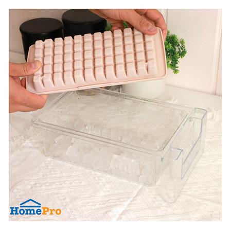 ที่ทำน้ำแข็งมีฝาปิด 60 ช่อง KECH สีครีม (แพ็ก 1 แถม 1)_5