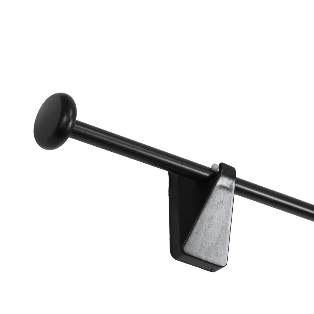 รางเหล็ก ยืดหด HOME LIVING STYLE COLLE 110-210 ซม. สีดำ