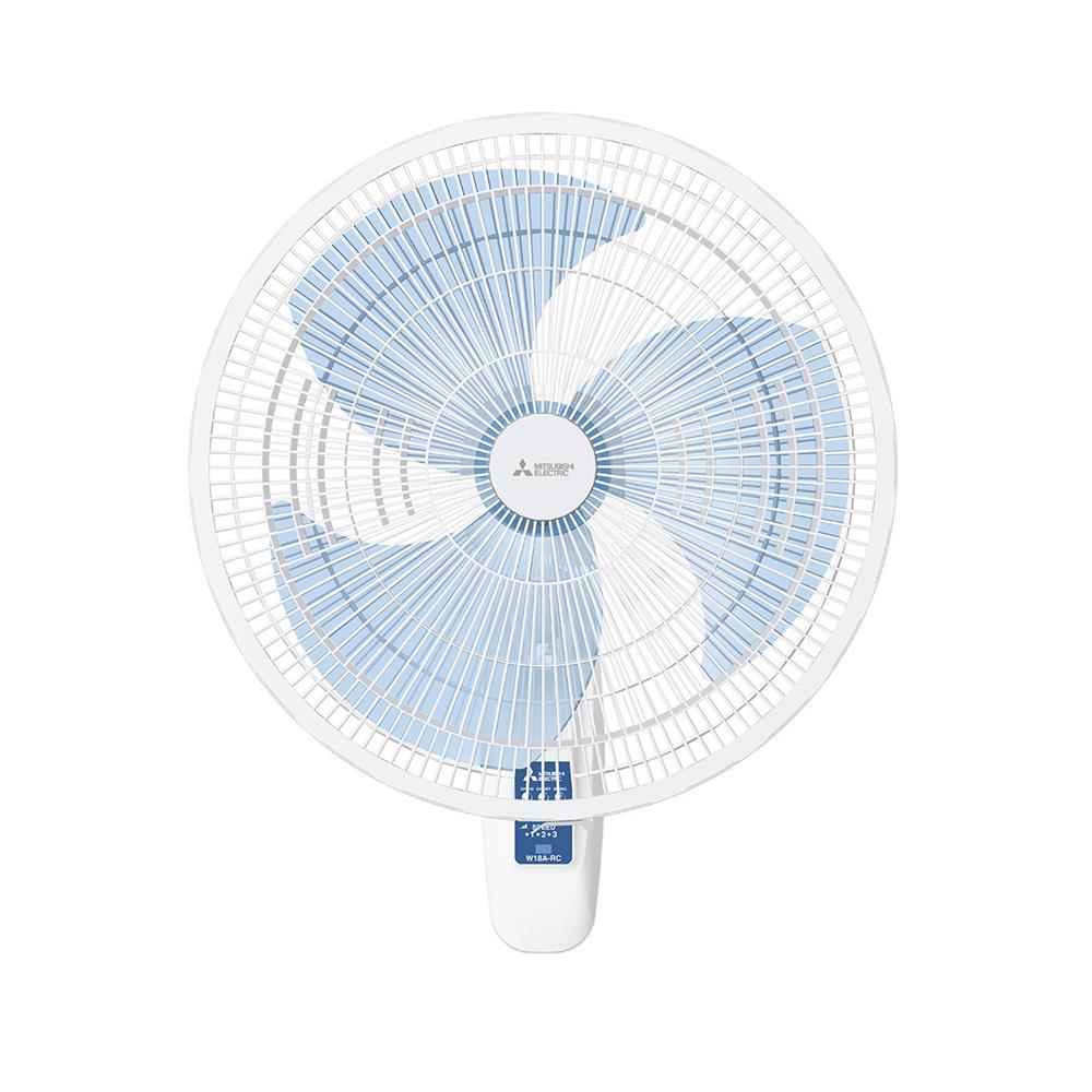 พัดลมติดผนัง 18 นิ้ว MITSUBISHI W18A-RC WHT สีขาว