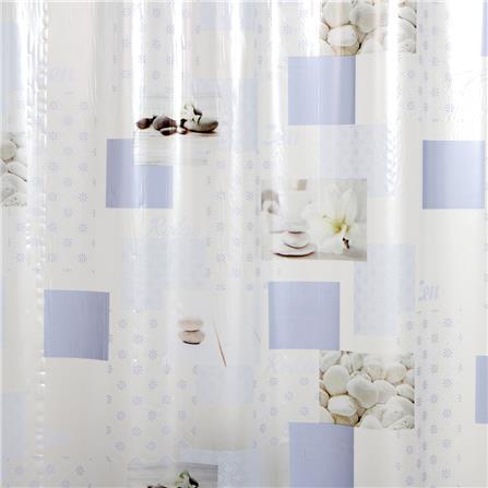 ม่านห้องน้ำ PVC WSP SCP-2/B5129 180X180 ซม._2