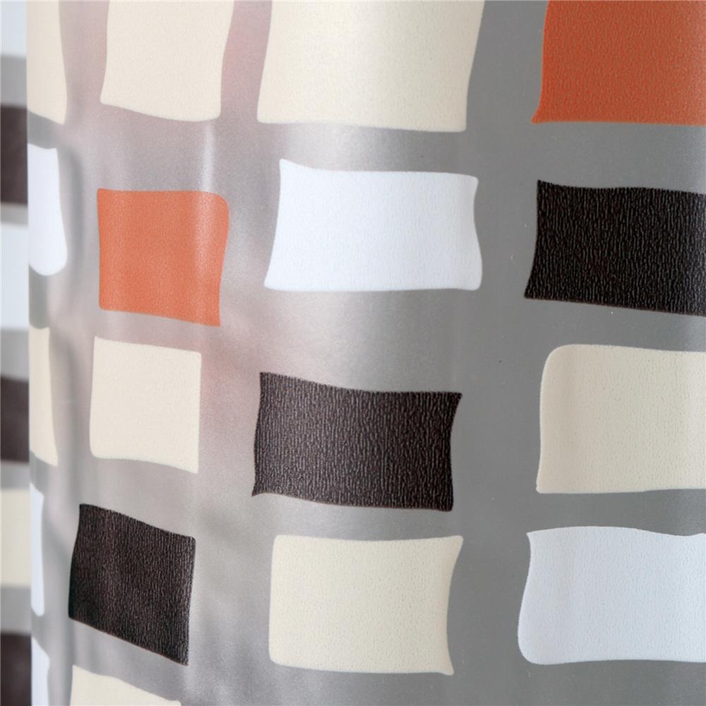 ม่านห้องน้ำ PVC WSP SCP-2/B5128 180X180 ซม.