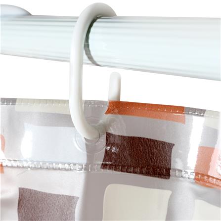 ม่านห้องน้ำ PVC WSP SCP-2/B5128 180X180 ซม._1