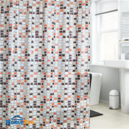 ม่านห้องน้ำ PVC WSP SCP-2/B5128 180X180 ซม._3