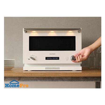 ไมโครเวฟพร้อมฟังก์ชันอบ BALMUDA THE RANGE K09F-WH สีขาว_2