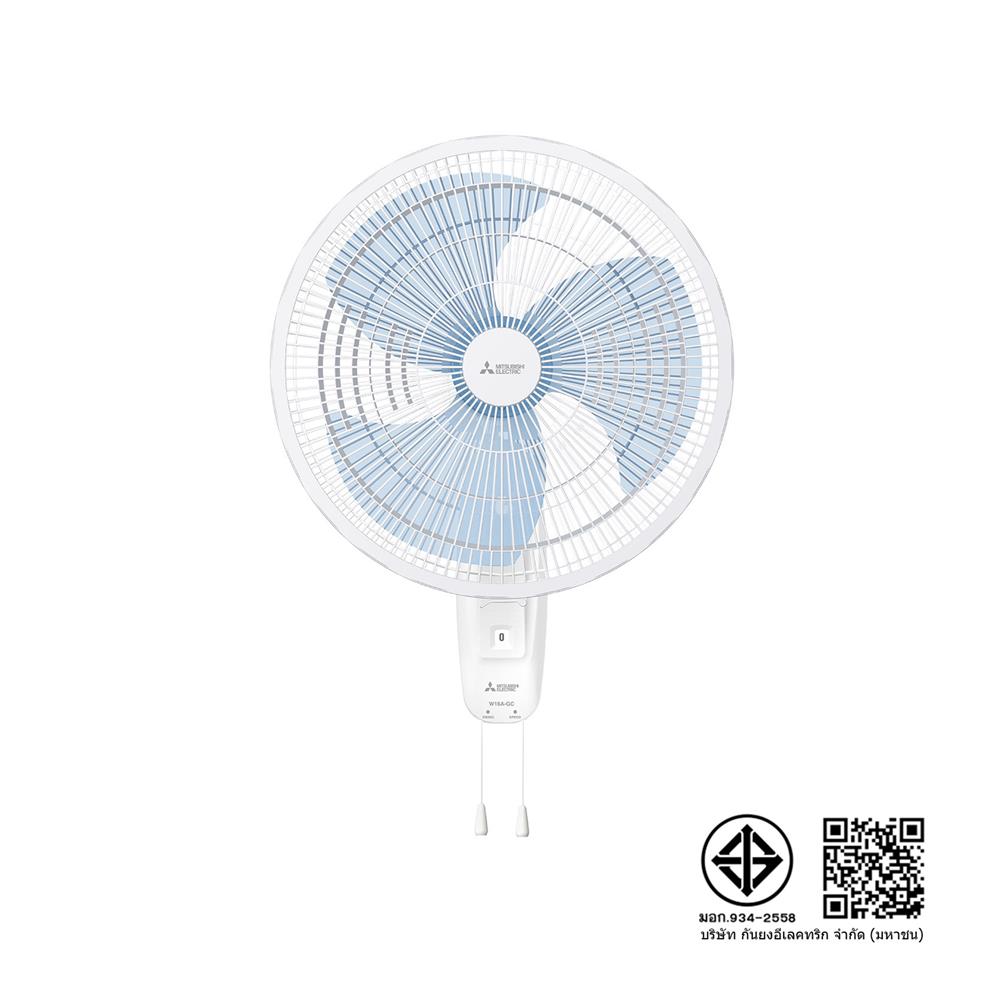 พัดลมติดผนัง 16 นิ้ว MITSUBISHI W16A-GC WHT สีขาว
