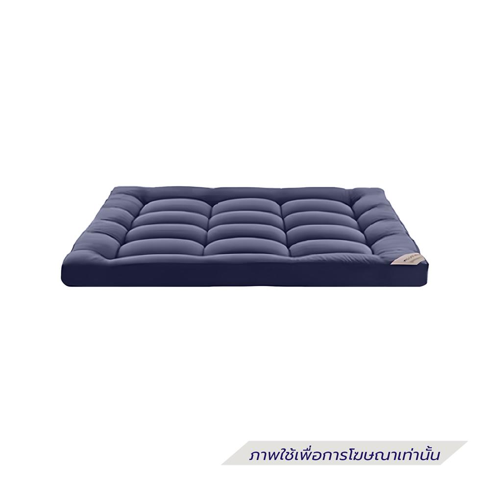แผ่นรองนอน 3 ฟุต WOODFIELD WARRANT สี NAVY BLUE