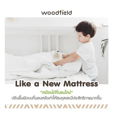 แผ่นรองนอน 3.5 ฟุต WOODFIELD WARRANT สี NAVY BLUE_9