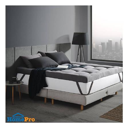 แผ่นรองนอน 5 ฟุต WOODFIELD WARRANT สี GREY_2