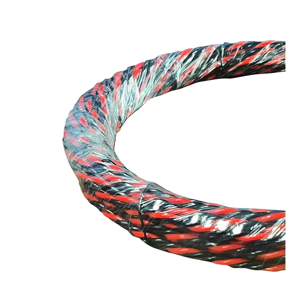 ลวดร้อยท่อดึงสายไฟ ELECKTA 6 มม. 15 ม. สีแดง/ดำ