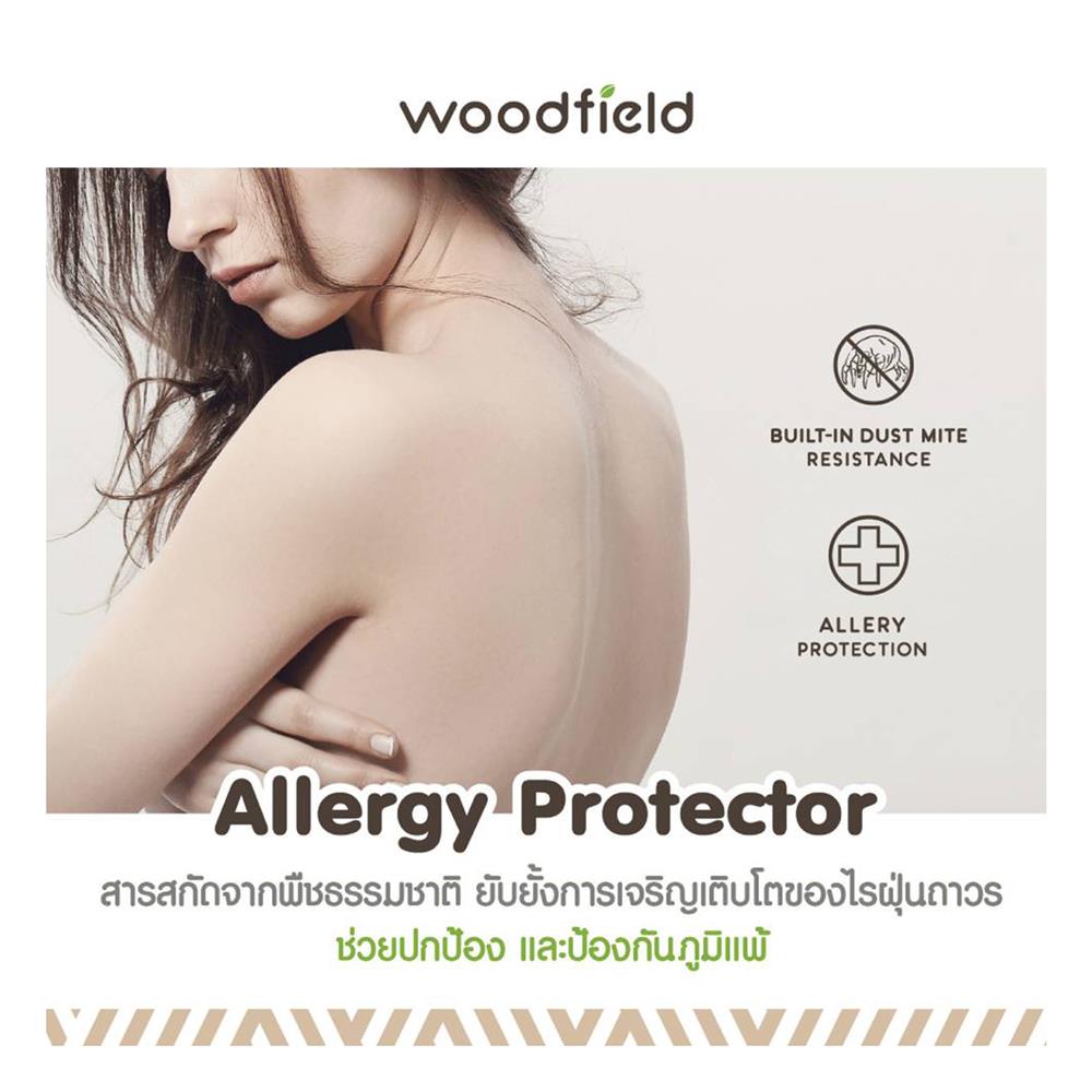 แผ่นรองนอน 5 ฟุต WOODFIELD WARRANT สี NAVY BLUE